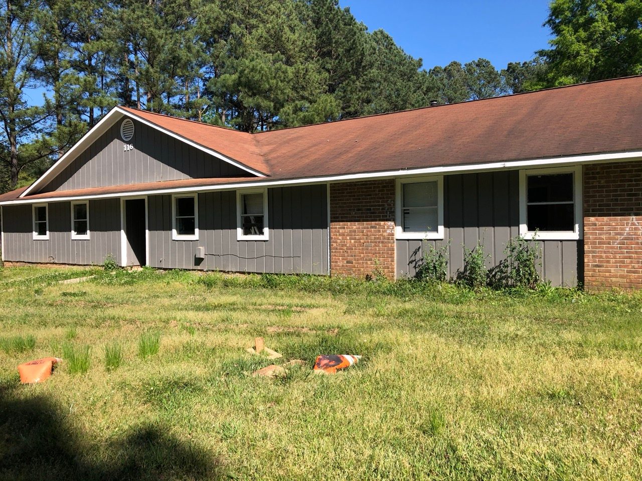 116 Beatty Downs Road before restoration