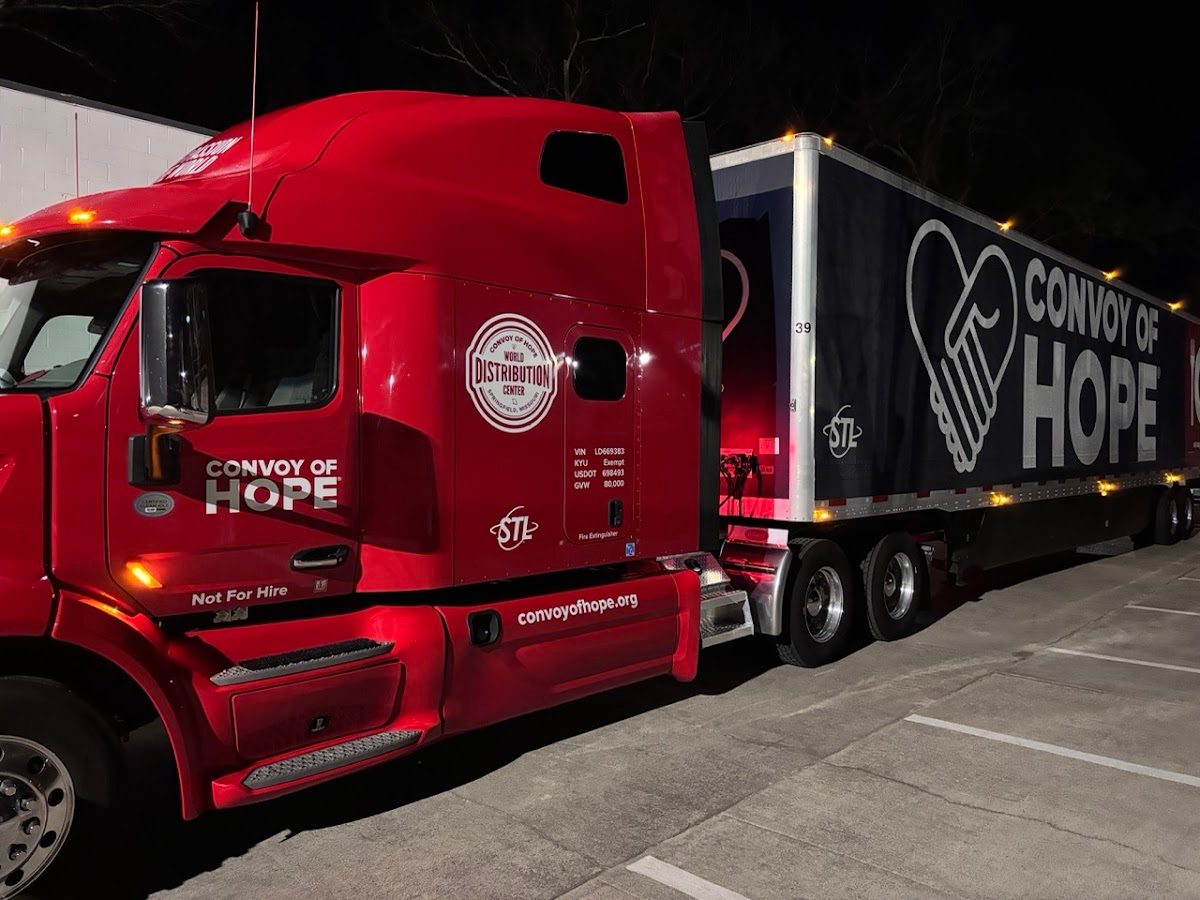 Convoy of Hope distribution