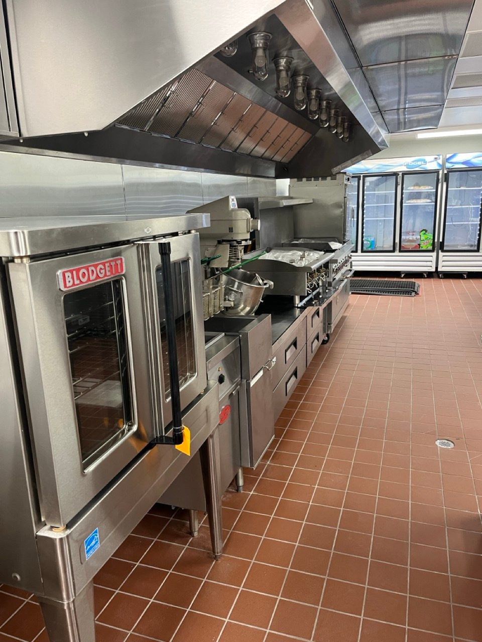 Our completed commercial kitchen